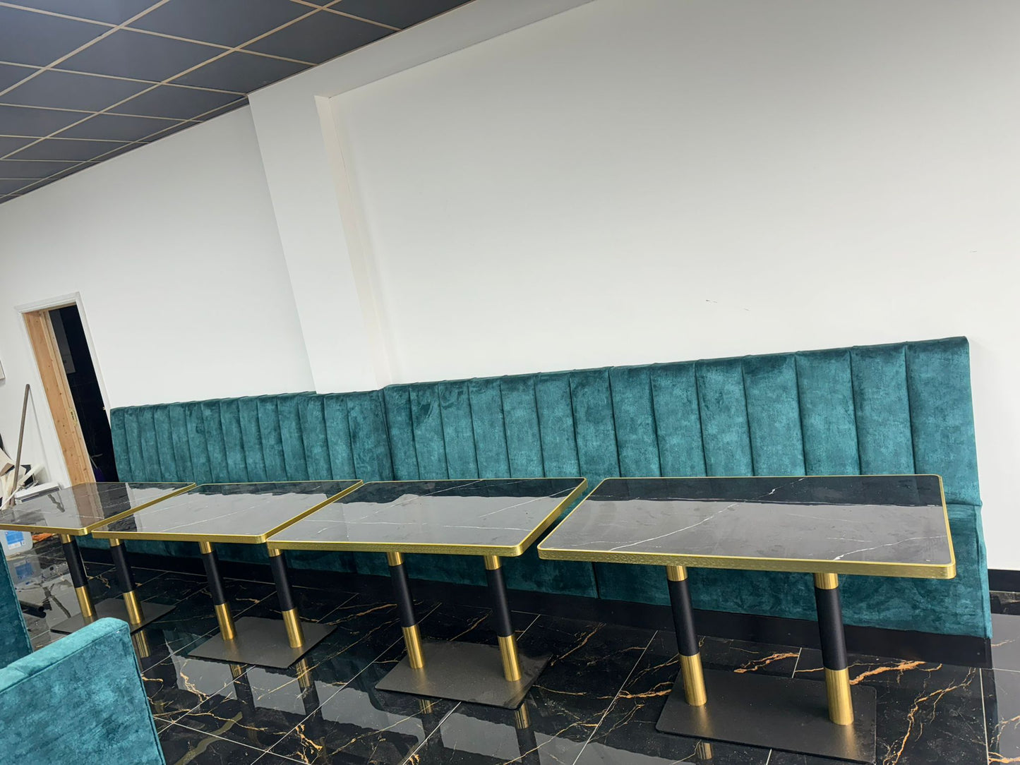 Zink Velvet Bench and Seating Bespoke